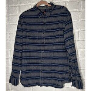 Quicksilver Button Up Shirt Mens Large Long Sleeve